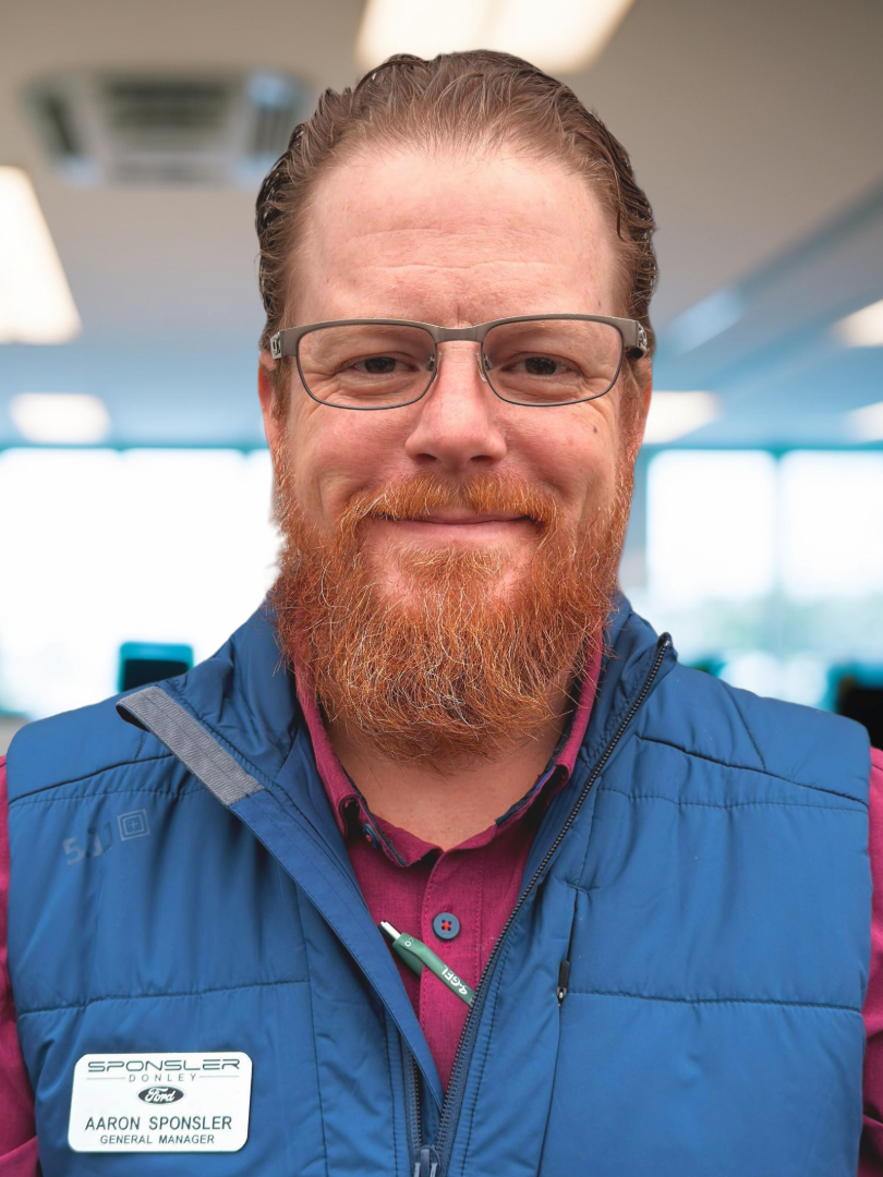 General Manager - Sponsler-Donley Ford of Shelby Aaron Sponsler in Executive Team Members at Sponsler Automotive